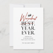 Vreemdste jaar ooit vakantie Kaart (Voorkant)