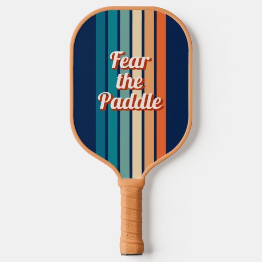 Vrees de aangepaste Pickleball Paddle Retro (Voorkant)