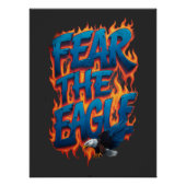 Vrees de Adelaar Poster Fierce Bald Eagle (Voorkant)