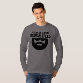 Vrees de baard shirt voor mannelijke mannen (Voorkant volledig)