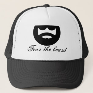 Vrees de baard trucker hoed voor mannen pet