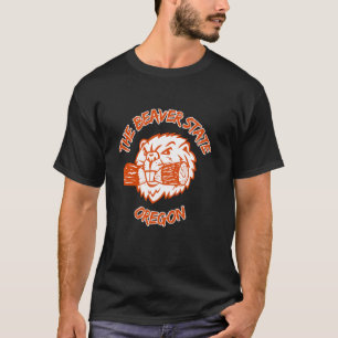 Vrees de bever Staatsdier voor Oregon T-shirt