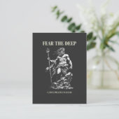 Vrees de Diepte – Poseidon Mythic Briefkaart (Staand voorkant)