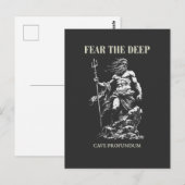 Vrees de Diepte – Poseidon Mythic Briefkaart (Voorkant / Achterkant)