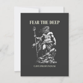 Vrees de Diepte – Poseidon Mythic Briefkaart