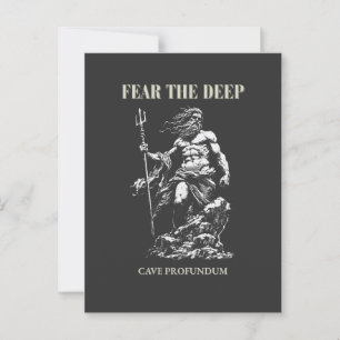 Vrees de Diepte – Poseidon Mythic  Briefkaart