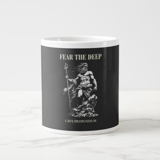 Vrees de Diepte – Poseidon Mythic Grote Koffiekop (Voorkant)