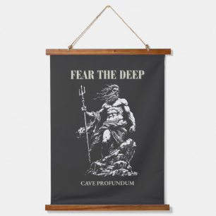 Vrees de Diepte – Poseidon Mythic  Hangend Wandkleed