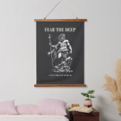 Vrees de Diepte – Poseidon Mythic Hangend Wandkleed (Slaapkamer)
