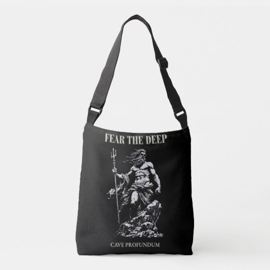 Vrees de Diepte – Poseidon Mythisch Crossbody Tas (Voorkant)