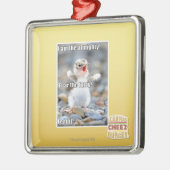 Vrees de Fuzzy! Metalen Ornament (Links)