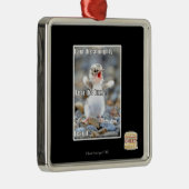 Vrees de Fuzzy! Metalen Ornament (Rechts)