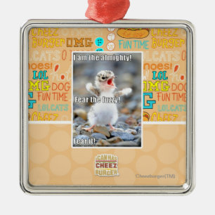 Vrees de Fuzzy! Metalen Ornament