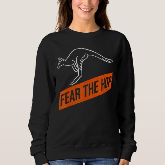 Vrees de hoop voor een wallaby kangoeroe trui (Voorkant)