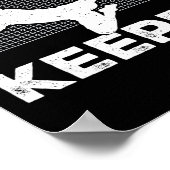 Vrees de Keeper Grappige Voetbal Keeper Doelman Ma Poster (Hoek)