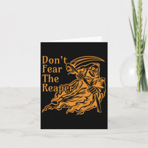 Vrees de Oogsterf niet Gotische Dood Grim Reaper H Kaart