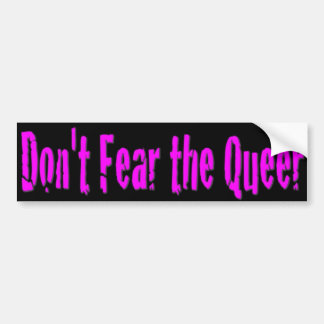 Vrees de Queer niet Bumpersticker