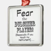 Vrees de speler van de Dulcimer Metalen Ornament (Links)