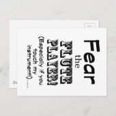 Vrees de Speler van de Vloeiing Briefkaart (Voorkant / Achterkant)