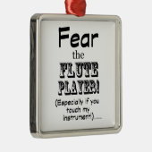 Vrees de Speler van de Vloeiing Metalen Ornament (Rechts)
