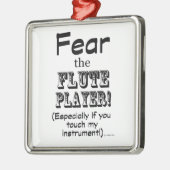 Vrees de Speler van de Vloeiing Metalen Ornament (Links)