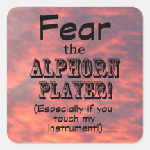 Vrees de Sticker van het Vierkant van de Speler va