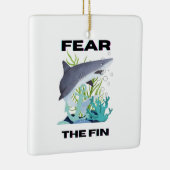 Vrees de vinhaai keramisch ornament (Rechts)