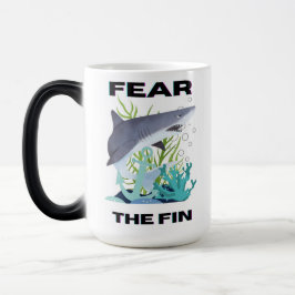 Vrees de vinhaai magische mok