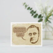 Vrees & het Briefkaart van Spinnen (Staand voorkant)