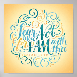 Vrees je niet, want ik ben bij hen poster
