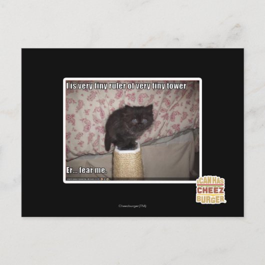 Vrees me briefkaart (Voorkant)