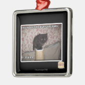 Vrees me metalen ornament (Links)