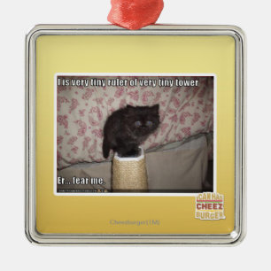 Vrees me metalen ornament