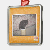 Vrees me metalen ornament (Links)