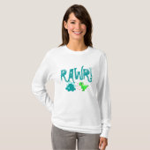 Vrees me! Rawr! T-shirt (Voorkant volledig)