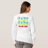 Vrees me! Rawr! T-shirt (Achterkant volledig)