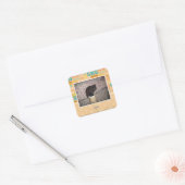 Vrees me vierkante sticker (Envelop)