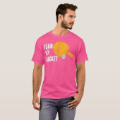 Vrees mijn racket Grappig Ping PongTable Tennis T-shirt (Voorkant volledig)