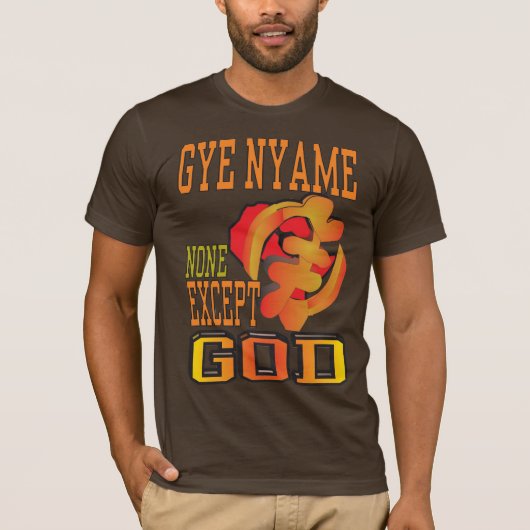 VREES NIEMAND BEHALVE GOD T-SHIRT (Voorkant)