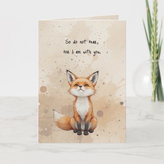 Vrees Niet Bijbel Schriftuur Vers Kaart (Voorkant)