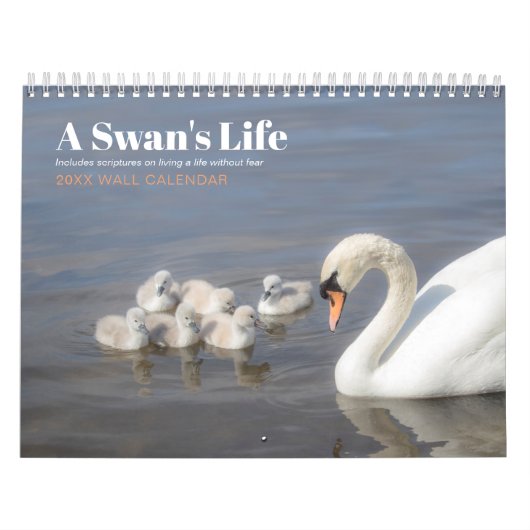 Vrees niet de Schema van de Fotokalender van Swan Kalender (Hoes)