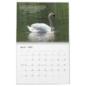 Vrees niet de Schema van de Fotokalender van Swan Kalender (Mar 2027)