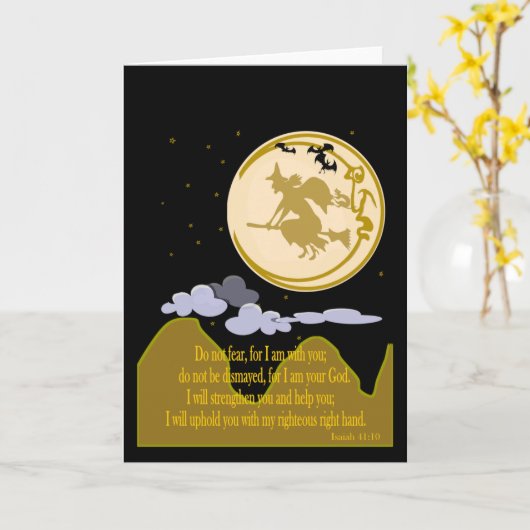 Vrees niet - het 41:10 van Isaiah Kaart (Gele Bloem)