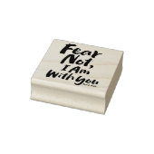 VREES NIET, IK BEN met u Christelijk - Hoop op het Rubberstempel (Stempel)