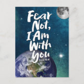 VREES NIET, IK BEN met u, Christelijke God Feestdagenkaart (Voorkant)