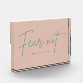 "Vrees niet." Jesaja 41:10 Fotoblokken (Links)