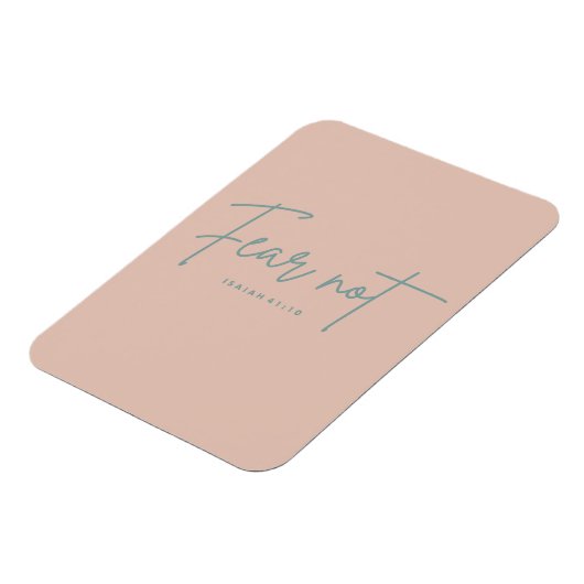 "Vrees niet." Jesaja 41:10 Magneet (Linkerzijde)