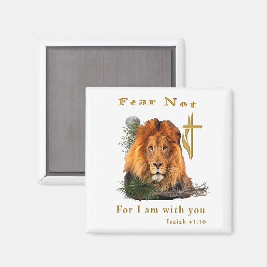 Vrees niet Jesaja 41:10 Magneet (Voorkant / Achterkant)