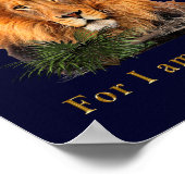 Vrees niet Jesaja 41:10 Poster (Hoek)