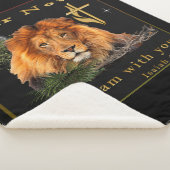 Vrees niet Jesaja 41:10 Sherpa Deken (3/4)